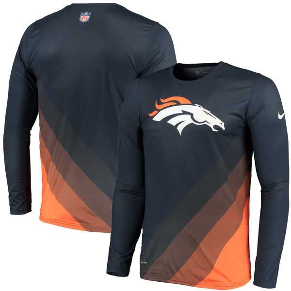 Denver Broncos Nike Navy Sideline Legend Prism Performance Long Sleeve T-Shirt,We sell and wholesale Denver Broncos Nike Navy Sideline Legend Prism Performance Long Sleeve T-Shirt on line form chian!